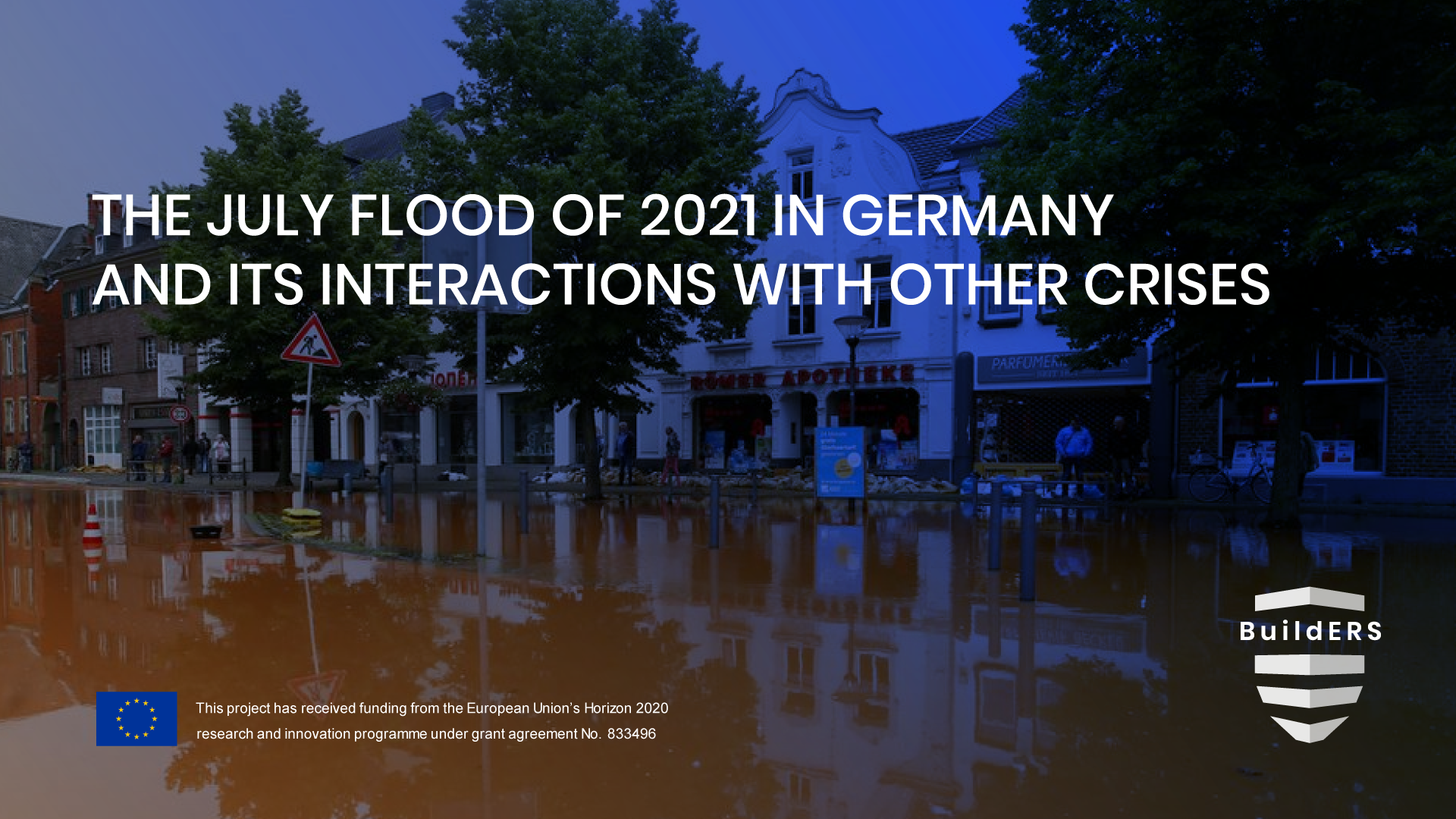 The July Flood of 2021 in Germany and its interactions with other crises