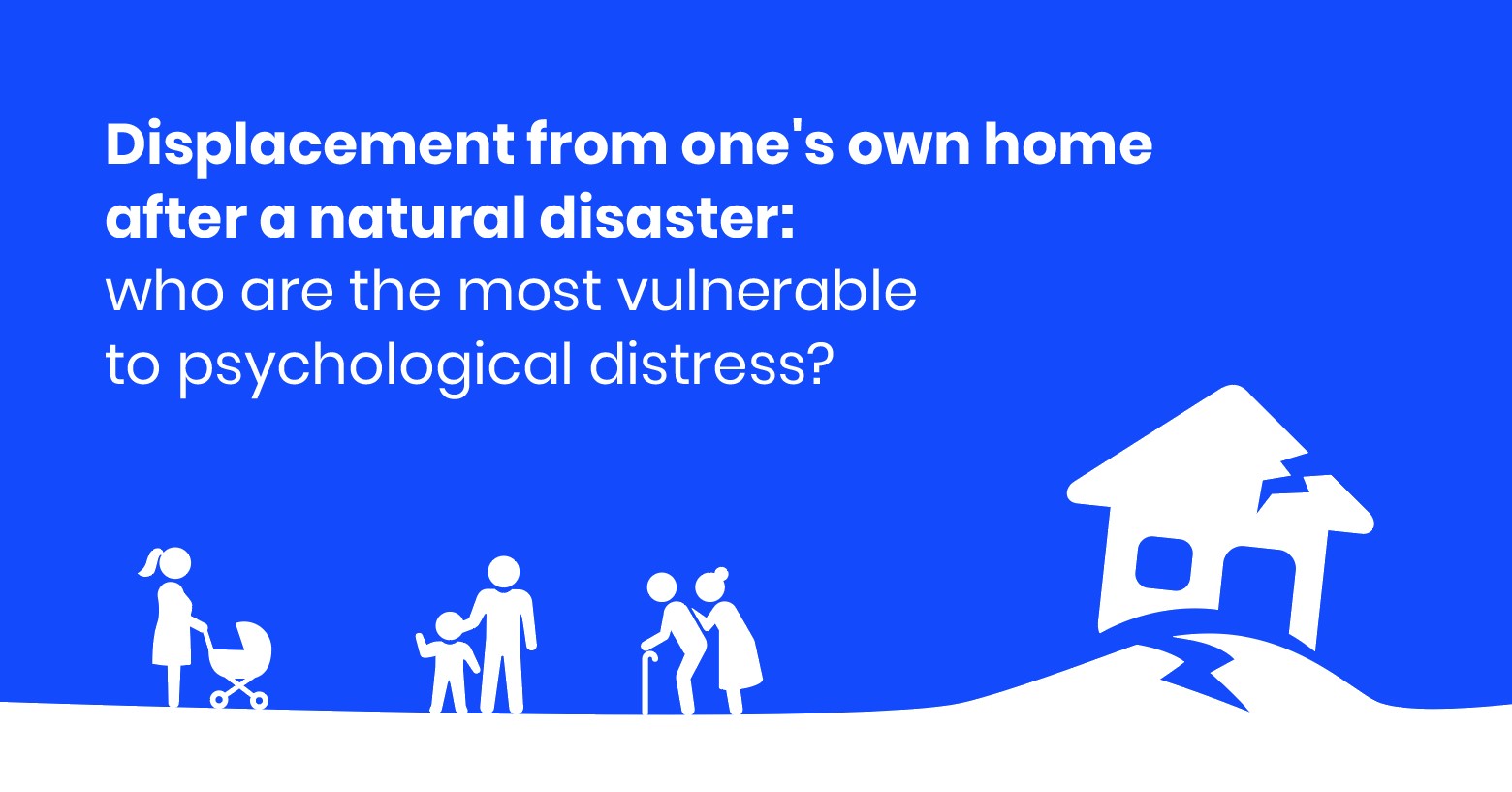 Displacement from one's own home after a natural disaster: who are the most vulnerable to psychological distress?
